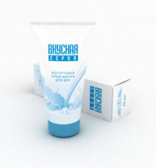 Йогуртовая крем-маска для век