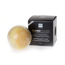 Соль Бурлящий шарик для ванны с наноплатиной